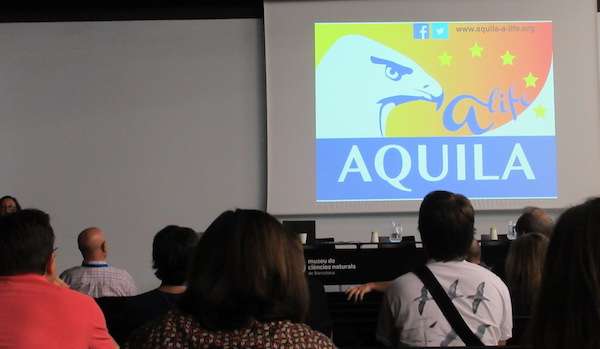 AQUILA a-LIFE tuvo también su momento en la presentación oral del COFIB en el 1er Congrés d’Ornitologia de les Terres de Parla Catalana.