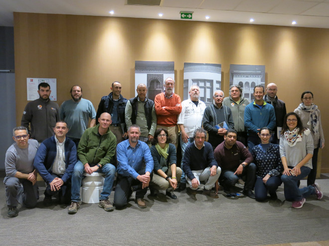 Foto de grupo de los asistentes a la reunión en Rabat sobre el Proyecto Atlas convocada por UICN-MED.